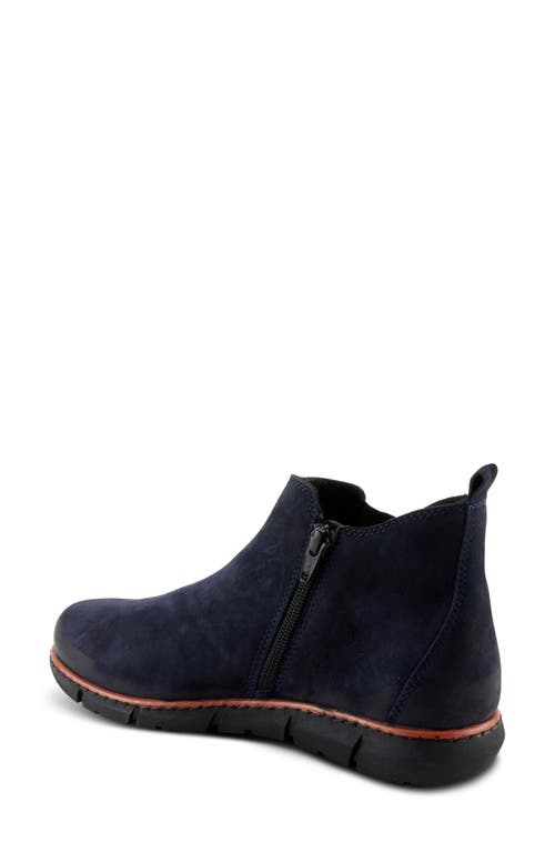 Spring Step Katana Bootie In Navy Nubuck