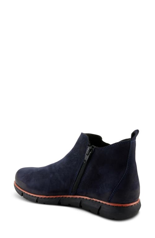 Shop Spring Step Katana Bootie In Navy Nubuck