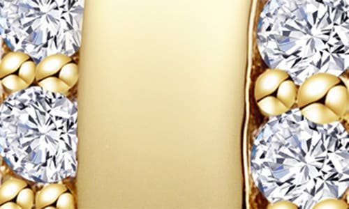 Lafonn Pavé Simulated Diamond Hoop Earrings In White