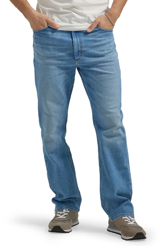 Lee High Waist Bootcut Jeans In Union City Worn In