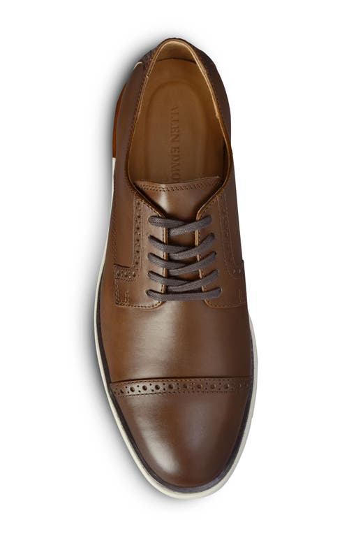 Allen Edmonds Men's Caleb Brogue Lace Up Derby Sneakers In Coffee