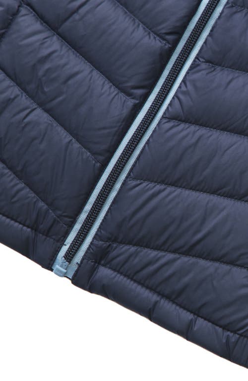 Rokka&rolla Kids' Ultra Light Quilt Packable Down Jacket In Night Sky