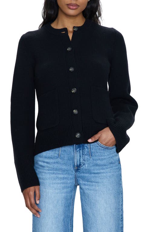 Shop Pistola Dani Patch Pocket Cardigan<br /> In Noir