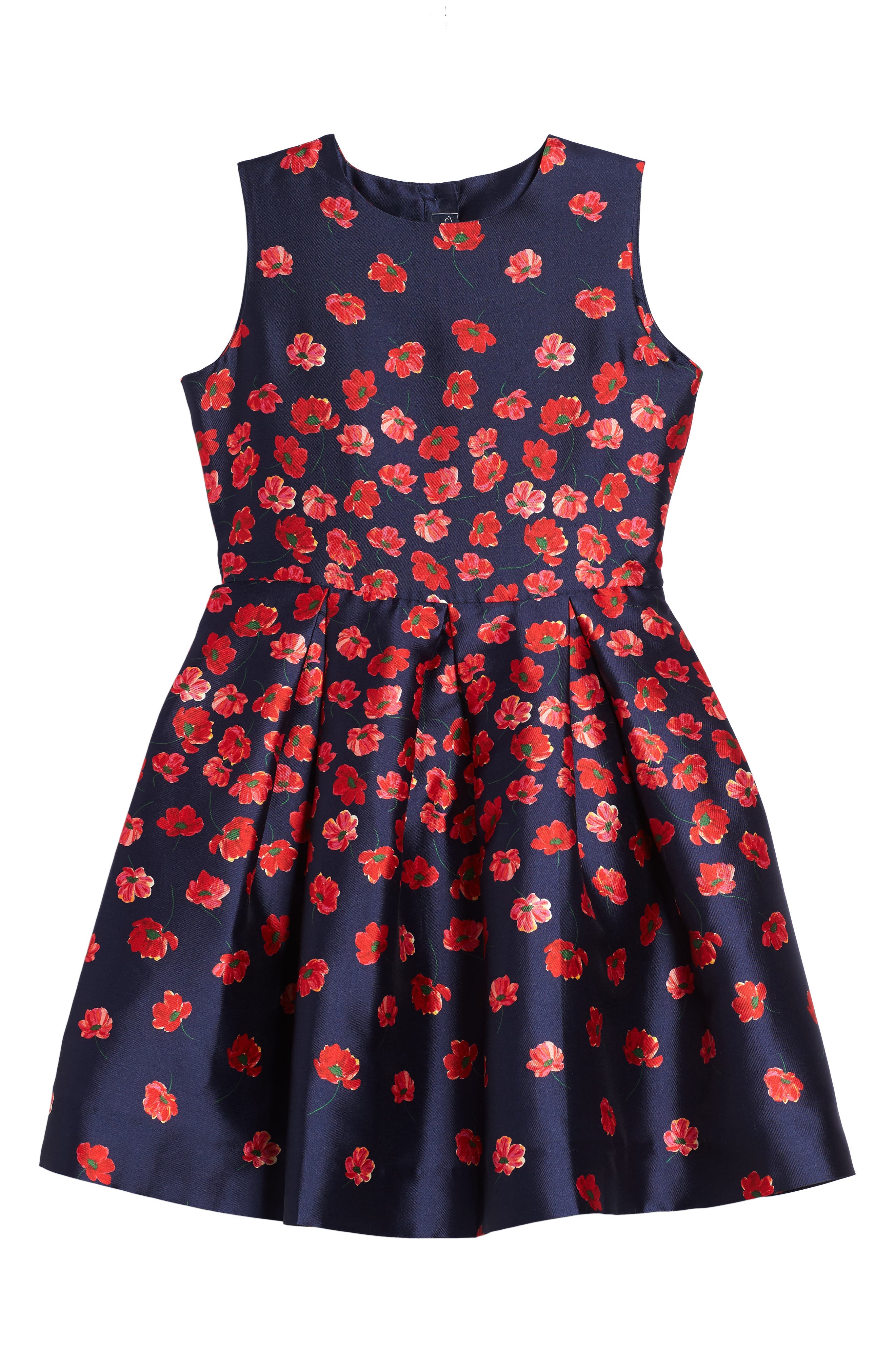 Oscar De La Renta Poppies Mikado Party Dress Nordstrom Rack