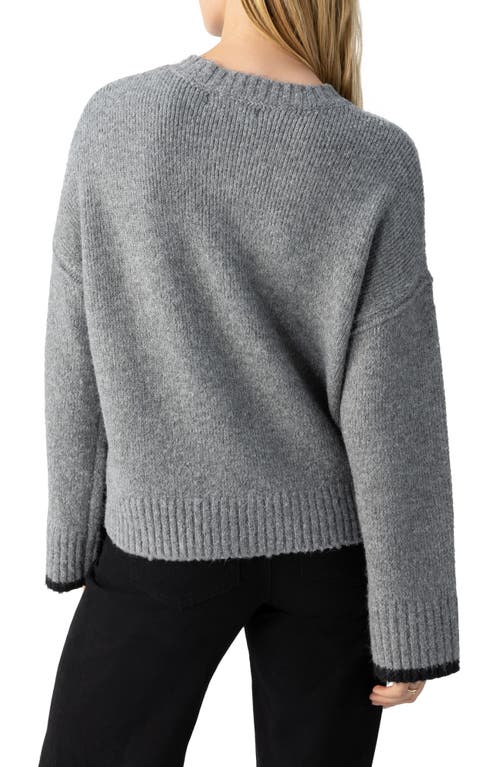 Shop Sanctuary Uptown Girl Sweater In Heather Asphalt