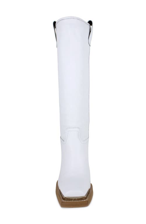 Shop Zigi Joshana Knee High Boot In Bone Leather