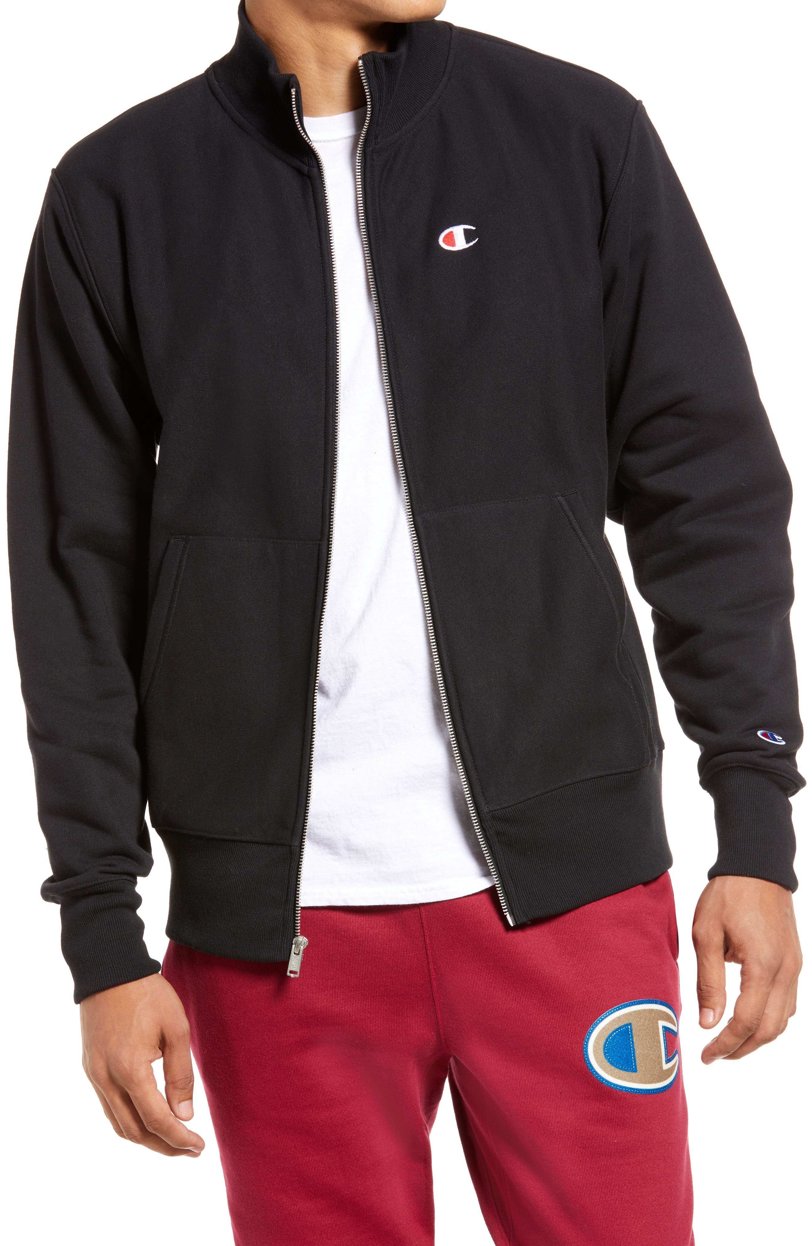 champion basic logo hoodie