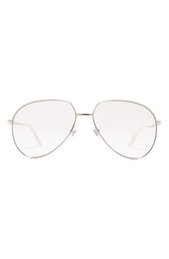 Gucci 59mm aviator discount sunglasses