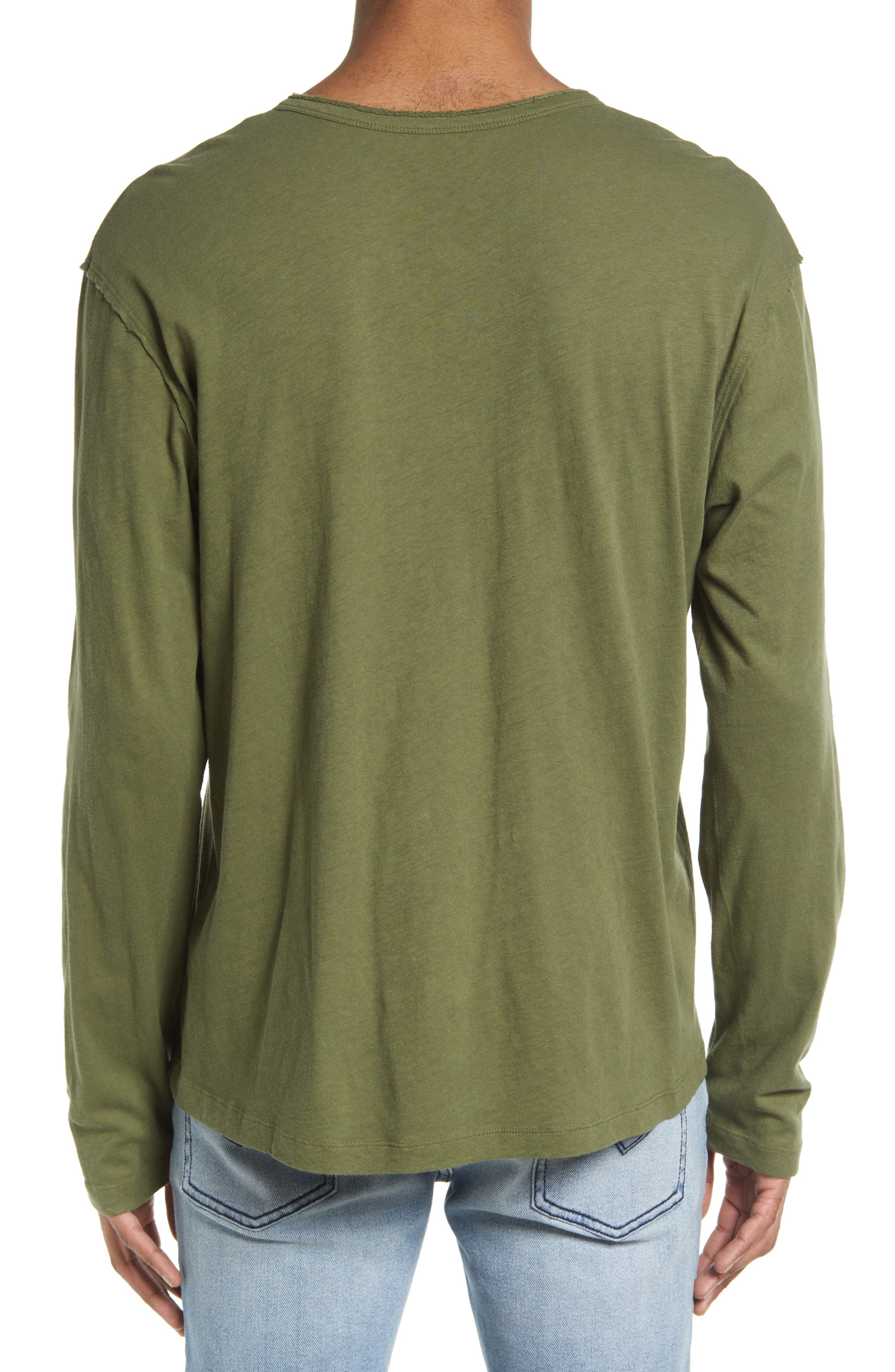 AllSaints Figure Long Sleeve Henley 