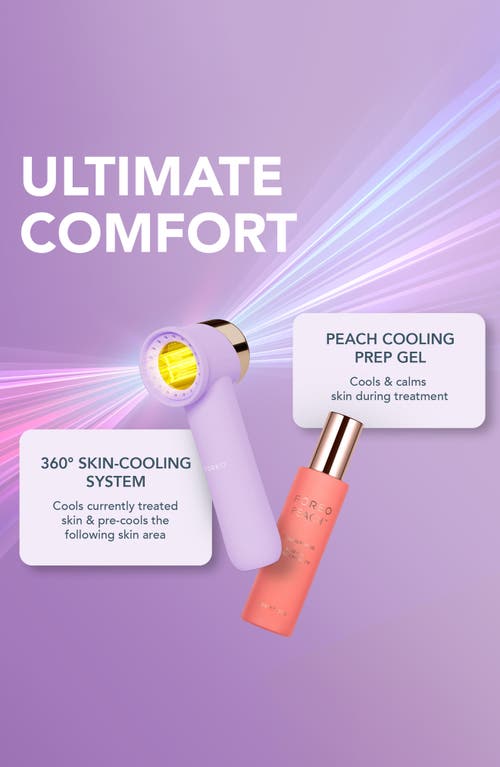 Foreo Peach 2 Go Advanced Hair Removal Device In Lavender
