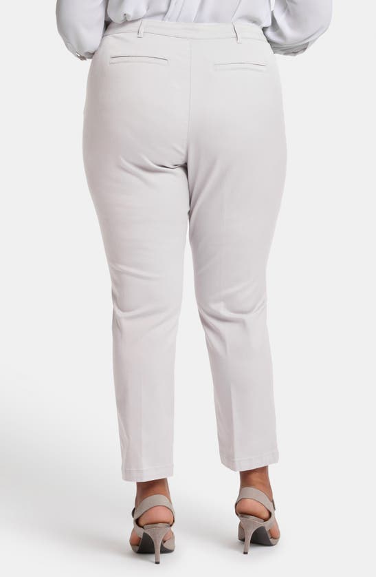 Shop Nydj Sadie Slim Pants In Pearl Grey