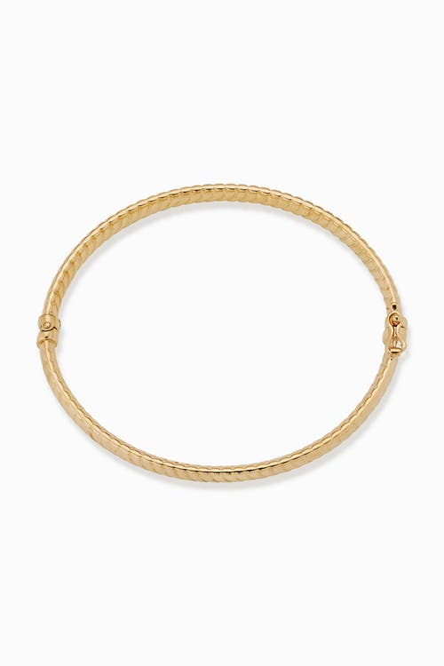 Oradina Women's 14k Yellow Gold Cobra Bangle In Yellow Gold
