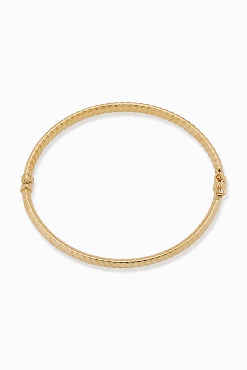 Shop Oradina 14k Yellow Gold Cobra Bangle