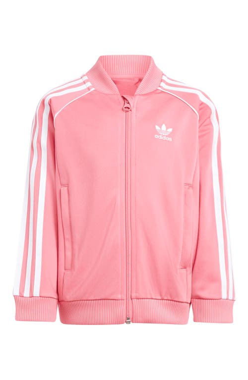 Adidas Originals Adidas Kids' Adicolor Superstar Recycled Polyester Track Jacket & Pants Set In Rose Tone