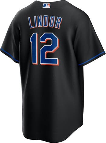 Francisco Lindor New York Mets Nike Women's 2022 Alternate Replica Player  Jersey - Black
