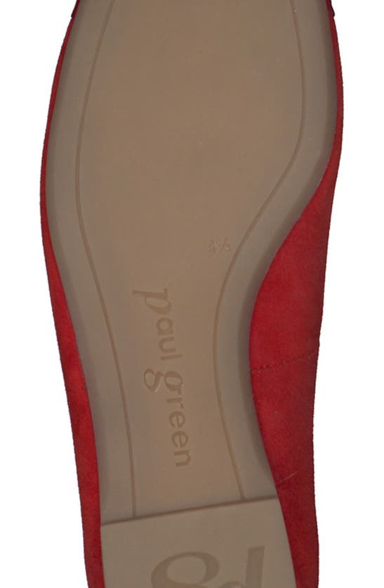 Shop Paul Green Violet Ballet Flat In Salsa Combo