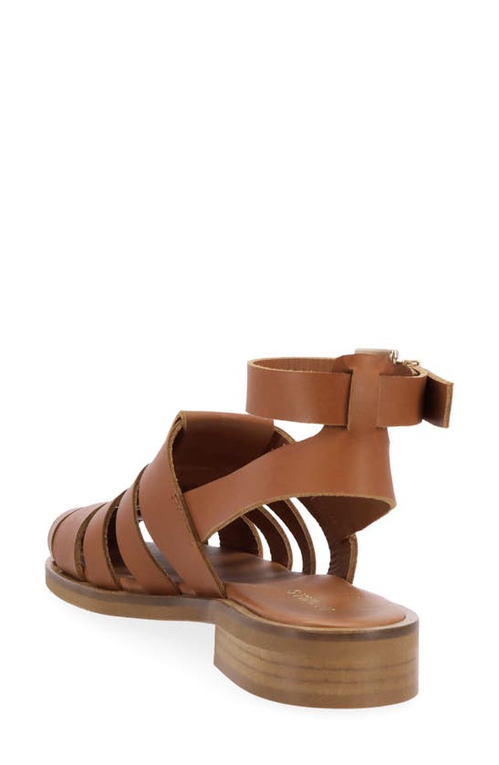 Shop Alohas Perry Ankle Strap Fisherman Sandal In Tan