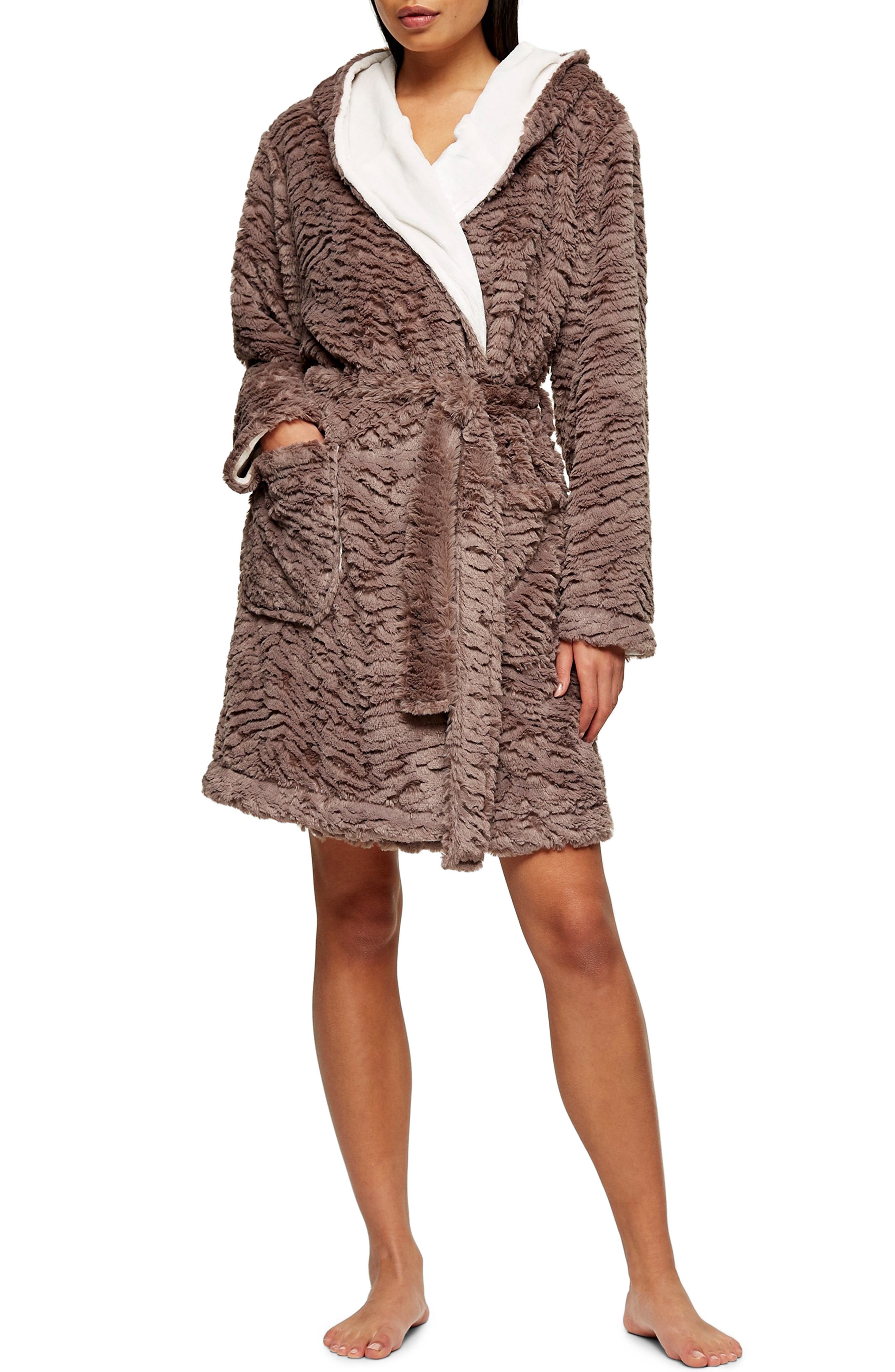 fluffy dressing gown topshop