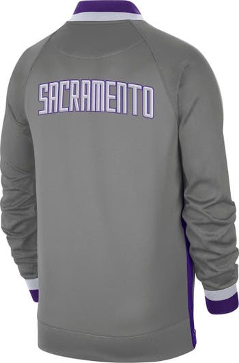Sacramento Kings Nike Authentic Showtime Performance Full-Zip Hoodie Jacket  - Purple