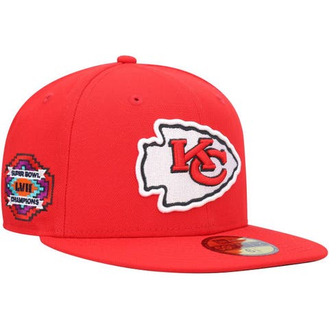 Kansas City Chiefs MULTI-AROUND Red Fitted Hat by New Era