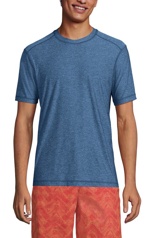 LANDS' END LANDS' END SHORT SLEEVE SWIM TEE RASH GUARD