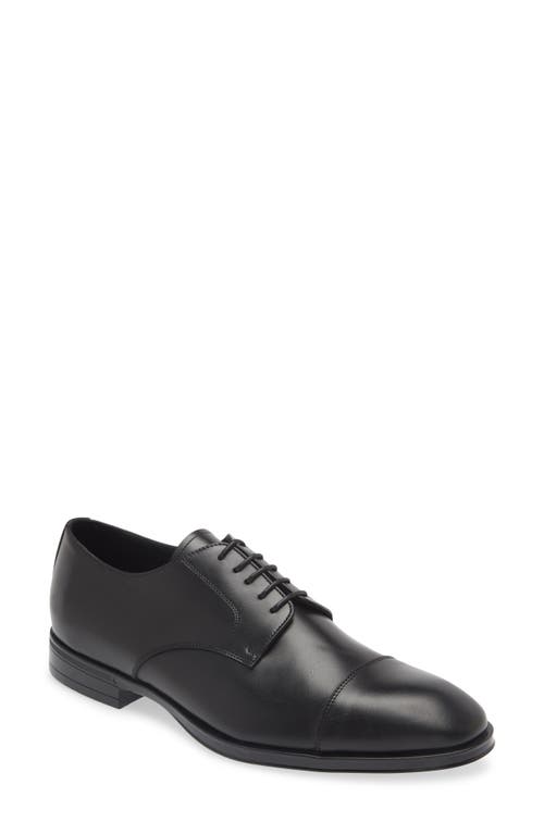 Canali Cap Toe Derby Black at Nordstrom,