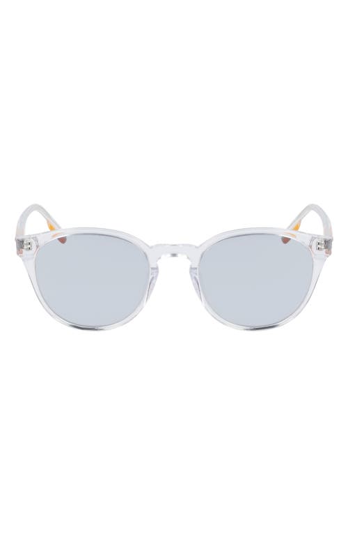 Converse Disrupt 52mm Round Sunglasses in Crystal Clear /Silver