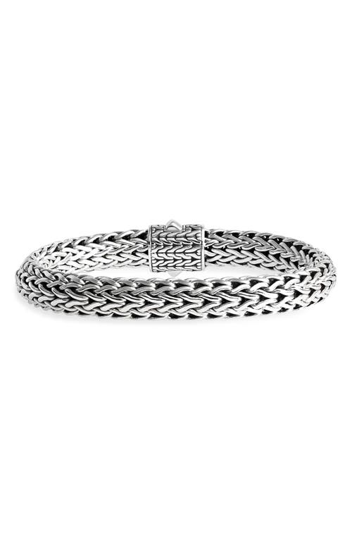 John Hardy Classic Chain Bracelet in Silver at Nordstrom, Size Large