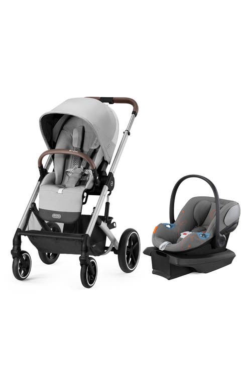 CYBEX Balios S Lux Strikker + Aton G Infant Car Seat Travel System in Lava Grey