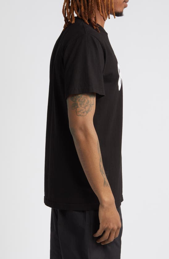 Shop Afield Out Arc Cotton Graphic T-shirt In Black