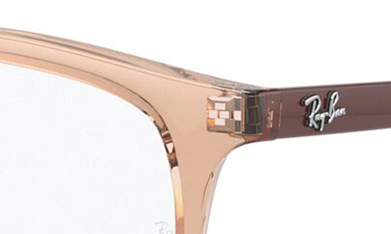 RAY BAN RAY-BAN UNISEX 52MM SQUARE OPTICAL GLASSES 