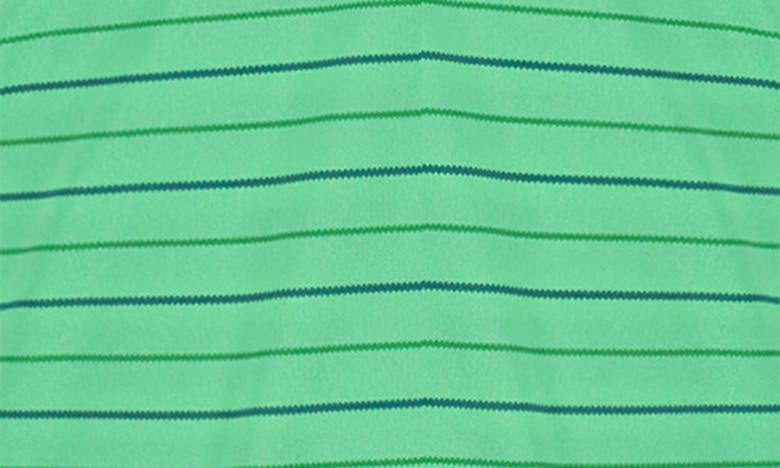 Shop Under Armour Kids' Match Play Stripe Performance Polo In Matrix Green