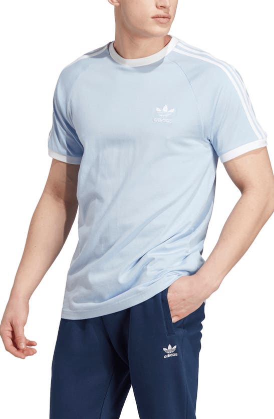 Adidas Originals Adicolor 3-stripes T-shirt In Blue Dawn