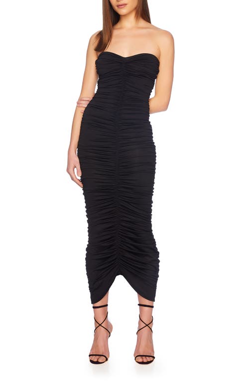 Susana Monaco Ruched Strapless Cocktail Dress at Nordstrom,