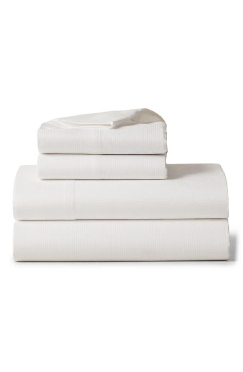 Ralph Lauren Lovan Organic Cotton Jacquard Flat Sheet in True Parchment at Nordstrom