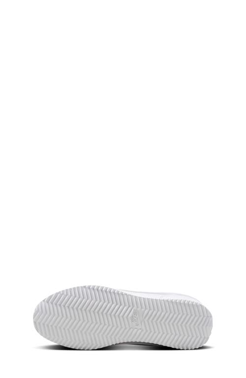 Nike Cortez Sneaker In White/ Wolf Grey/ White