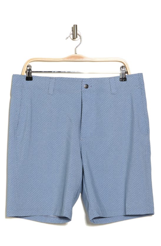 Callaway Golf Smu Flat Front Shorts In Blue Horizon