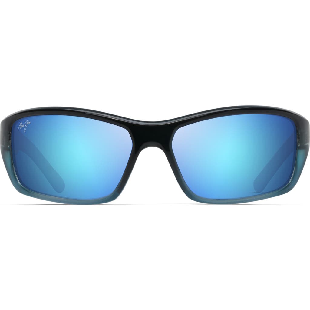 Maui Jim Barrier Reef 62mm Polarized Sunglasses In Blue Turquoise/blue