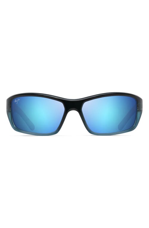 Maui Jim Barrier Reef 62mm Polarized Sunglasses In Blue Turquoise/blue