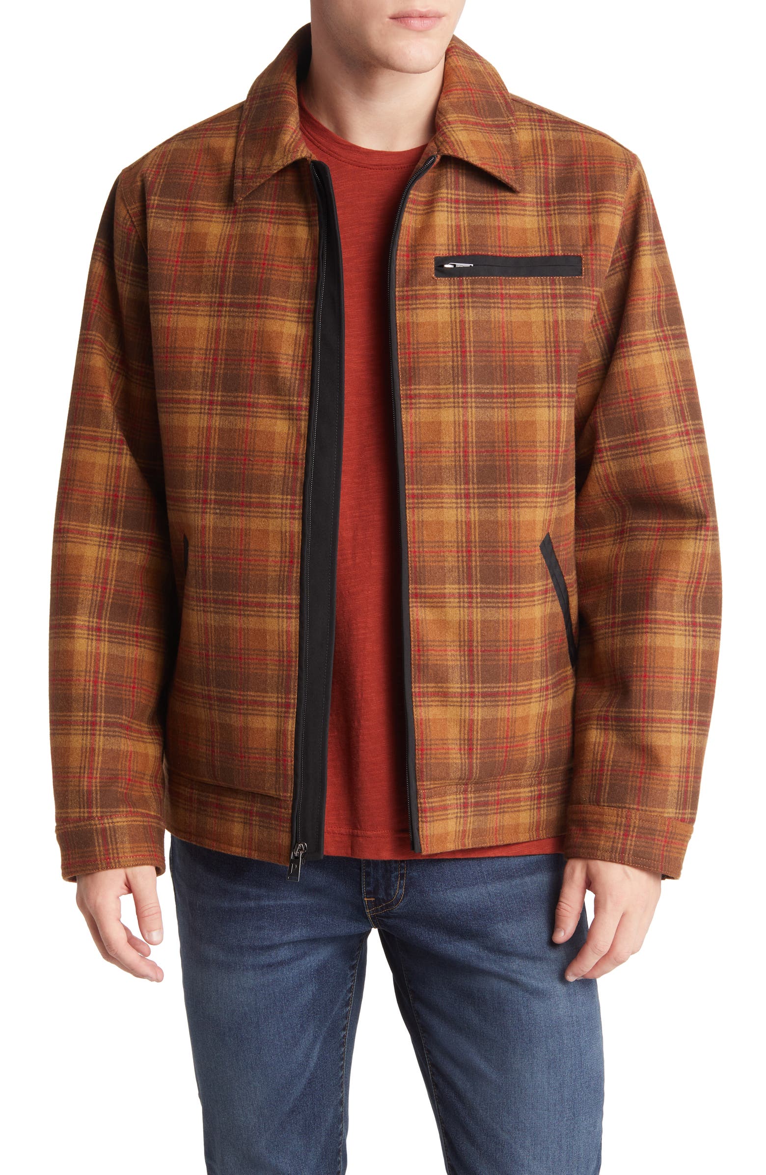 Pendleton Mt. Hood Plaid Wool Blend Jacket | Nordstrom