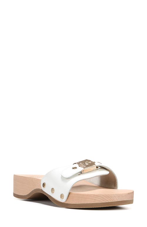 Dr. Scholl's Original Collection Platform Slide Sandal in White
