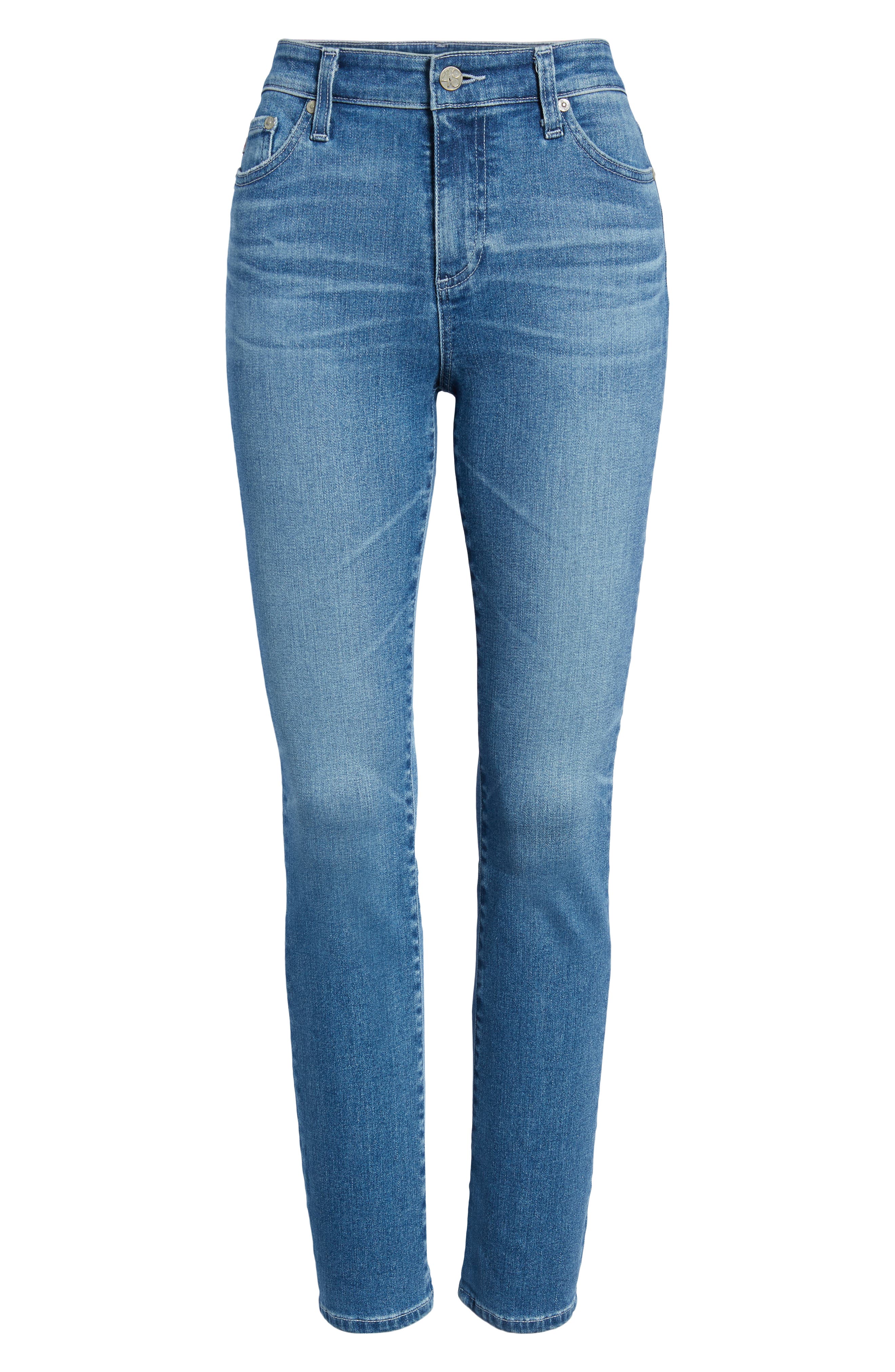 AG | Mari High Waist Slim Straight Leg Jeans | Nordstrom Rack