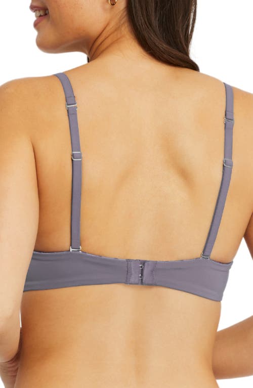 Montelle Intimates Wireless Convertible T-shirt Bra In Purple Cloud