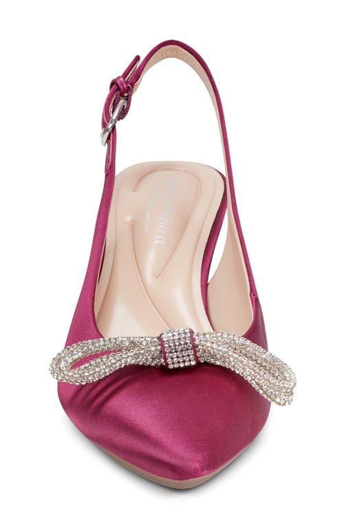 Shop Easy Spirit Roxanne Slingback Pointed Toe Pump In Deep Pink