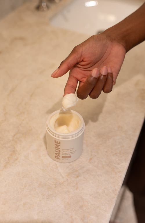 Paume Overnight Hand Hydration Mask In Beige