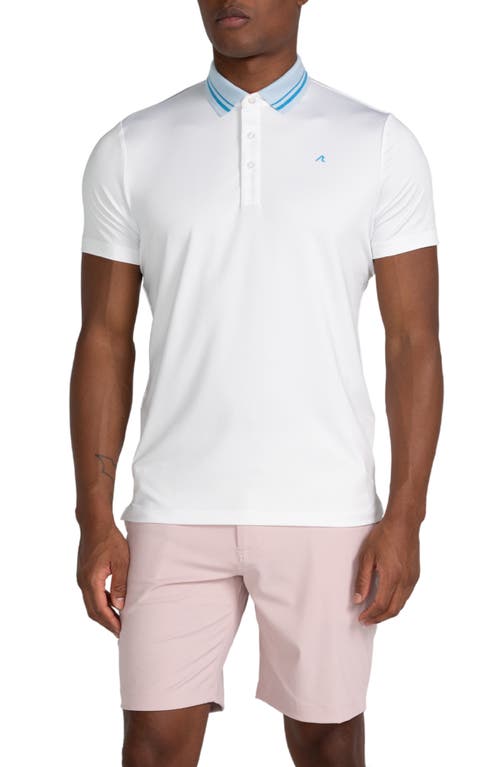 Cadman Performance Golf Polo in Bright White