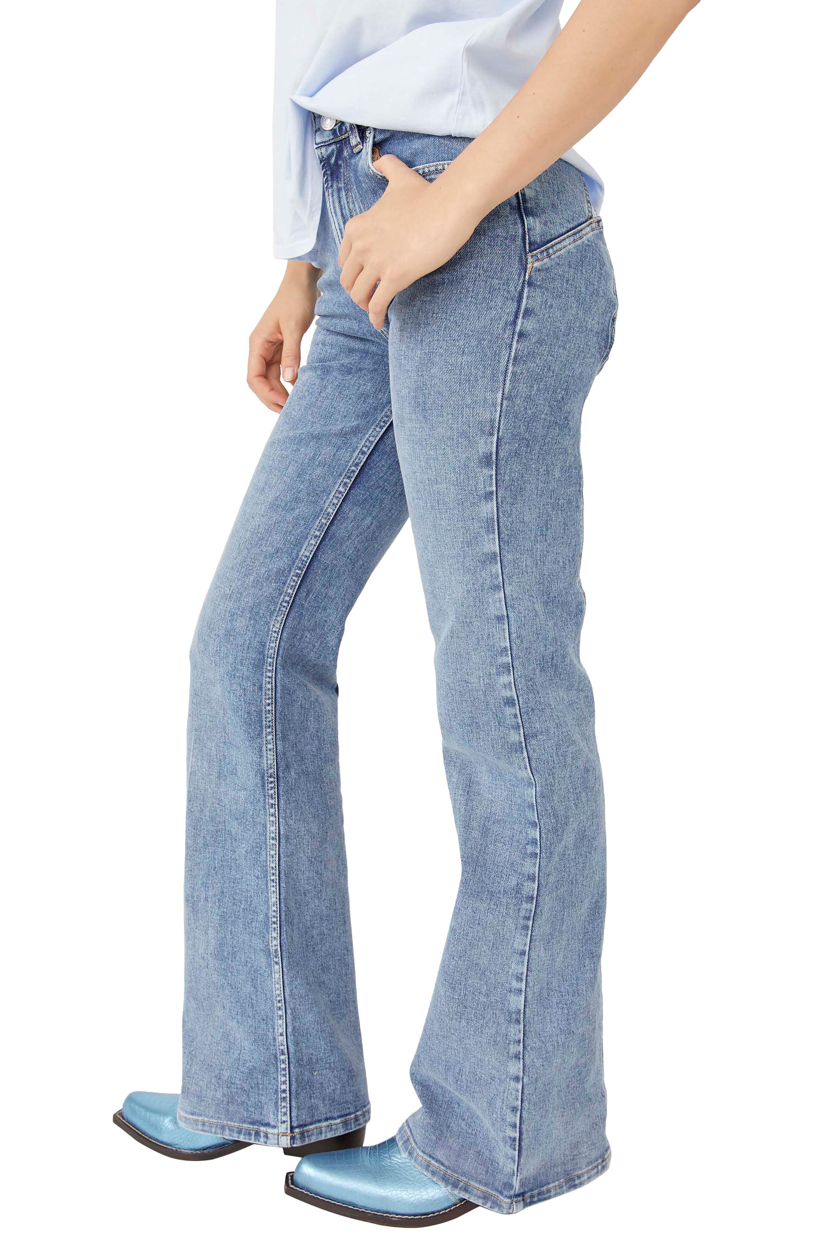 Free People Thunderbird Flare Leg Jeans 