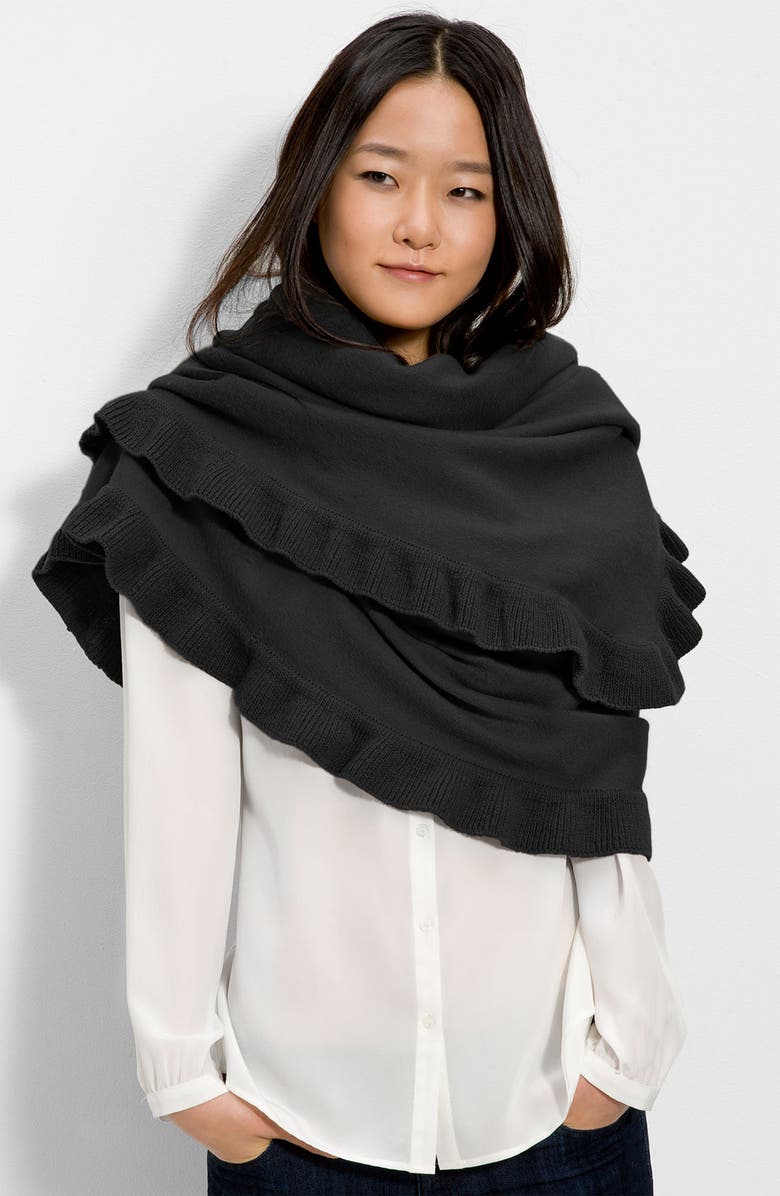 Nordstrom Ruffle Wrap, Main, color, 