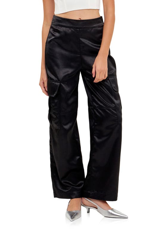 Grey Lab Faux Leather Pant