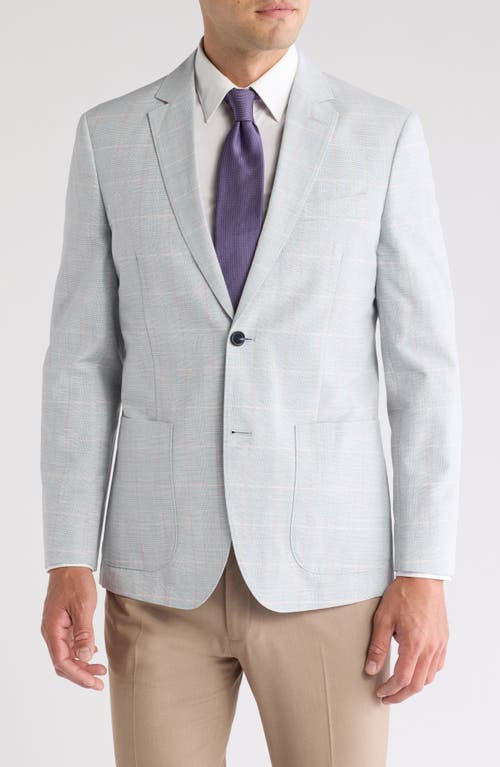 Shop Nordstrom Rack Glen Plaid Sport Coat In Teal Province Plaid